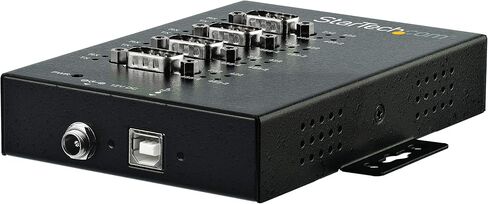 محول StarTech.com ذو 8 منافذ USB إلى RS232/RS485/RS422 - موزع محول تسلسلي USB 2.0 إلى DB9 صناعي - تصنيف IP30 - محور تسلسلي معدني قابل للتركيب على السكك الحديدية - حماية ESD 15 كيلو فولت (ICUSB234858I) in Kuwait