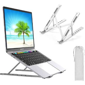 T Legend Laptop Stand for Desk,Very Portable and use Anywhere,Compatible with 9-15 inch Laptops(Plastic Pink) in Kuwait