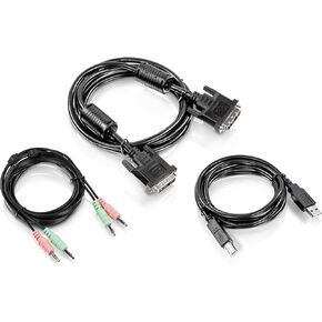 TRENDnet 10 ft. DVI-I, USB, and Audio KVM Cable Kit, TK-CD10 in Kuwait
