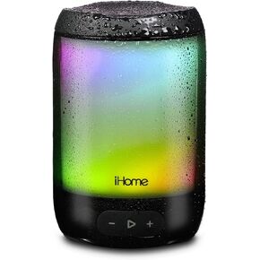 iHome Waterproof Bluetooth Speaker with 25 Hour Mega Battery, Color Changing Rechargeable and Portable Outdoor Speaker (iBT840BZ) in Kuwait