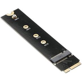 M.2 NGFF B Key B+M Key Slot to 7+17 Pin Adapter Card, for MacBook Air A1465 A1466 (2012 Year only) SSD Replacement, HDD Converter Card Support Sata Based 2230 2242 2260 2280 SSD in Kuwait
