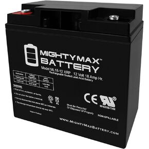 بطارية Mighty Max ML18-12 - بطارية بديلة UPS 12V 18AH متوافقة مع Sigmas SP12-18HR، SP 12-18HR - 4 عبوات in Kuwait