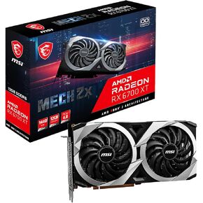 MSI Radeon RX 6700 XT MECH 2X 12G OC Gaming Graphics Card - 12GB GDDR6, 2620MHz, PCI Express 4, 192-bit, 3X DP v 1.4, HDMI 2.1 (Supports 4K & 8K) in Saudi Arabia