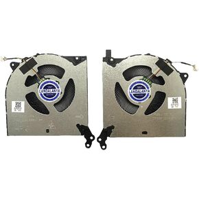 Landalanya New Compatible CPU and GPU Cooling Fan for Lenovo Legion Y7000 R7000(2020) Y550-15E Legion5 15IMH05H 15IMH05 15ARH05 Series DFS5M325063B1C FM9H DFS5K323161A1C FM9J DC5V Fan in Kuwait