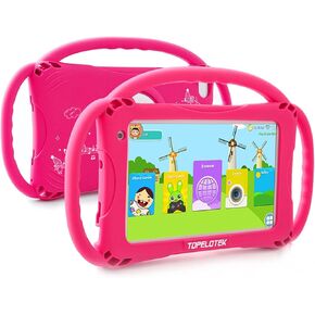 Kids Tablet 7inch Tablet for Kids Android Toddler Tablet 32GB Tablet for Toddlers APP Preinstalled & Parent Control Kids Learning Tablet Kid-Proof Case with Handle,Netflix YouTube in Kuwait