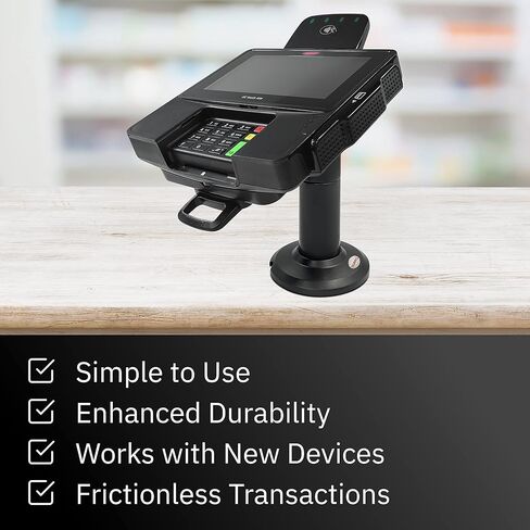 تصميم نحيف وحامل تثبيت على شكل قضيب ISC 480 بطول 17.78 سم، تركيب لاصق، أسود من Ingenico in Kuwait