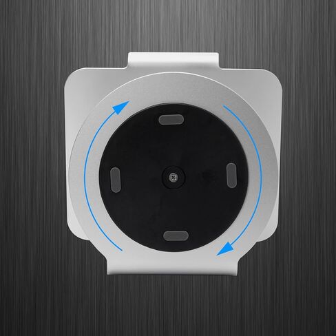 جهاز كمبيوتر محمول بتصميم مريح من MagicHold/متوافق مع جهاز MacBook (11-17 بوصة) حامل/حامل من الألومنيوم مع دوارات سفلية/دوران (فضي) in Kuwait