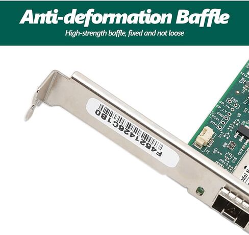 بطاقة شبكة عالمية، واجهة ألياف ضوئية SFP بطاقة شبكة 10 غيغابت، PCI-EX4 X8 X16 محول شبكة متعدد الوظائف من الألياف عالية السرعة LC، جهاز شبكة محمول لـ Linux/Window in Kuwait