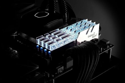 32GB G.Skill DDR4 ترايدنت Z رويال سيلفر 3200Mhz PC4-25600 CL16 1.35 فولت مجموعة مزدوجة القناة (2x16GB) in Saudi Arabia
