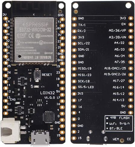 MELIFE 2 Pack ESP32 ESP-32S لوحة تطوير 2.4 جيجا هرتز واي فاي ثنائي الوضع + بلوتوث معالج متحكم ثنائي النواة متكامل مع هوائي ESP32s RF AMP Filter AP STA. in Kuwait