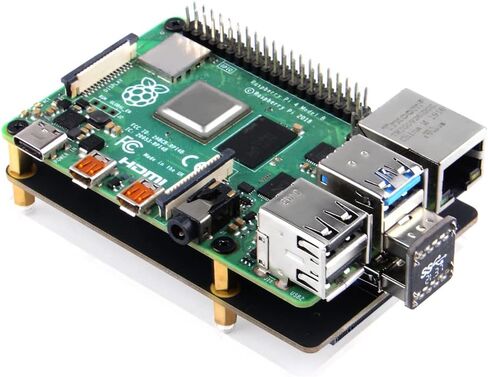 GeeekPi لـ Raspberry Pi 4,X862 V2.0 M.2 NGFF SATA SSD اللوح مع USB 3.1 دعم اتصال Key-B 2280 SSD فقط in Saudi Arabia