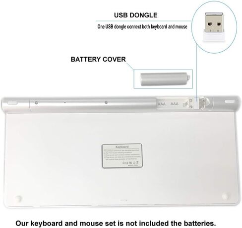 لوحة مفاتيح وماوس لاسلكيان متوافقان مع iMac MacBook وWindows Computer (Bluetooh اللاسلكي) in Saudi Arabia