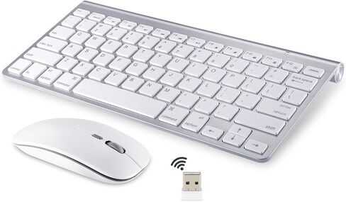 لوحة مفاتيح وماوس لاسلكيان متوافقان مع iMac MacBook وWindows Computer (Bluetooh اللاسلكي) in Saudi Arabia