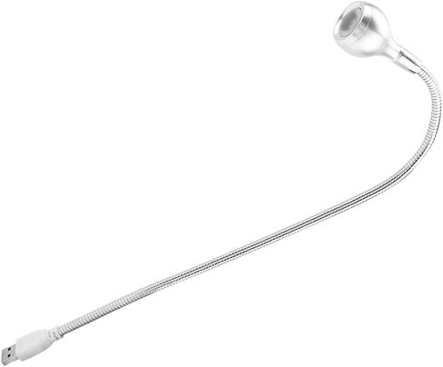 Tyenaza USB LED Lamp, Long Flexible Neck Desk USB Light Portable USB Gooseneck Light for Home School Office Night Studying 1W(Black B) in Saudi Arabia