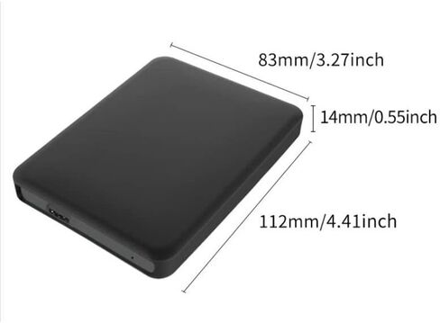 Ferbao Silicone Case for WD Elements/SE Hard Drive 500G/1T/2T Accessories Soft Silicone Cover Protective Sleeve (Red) in Saudi Arabia