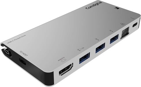 Comdigital USB C Hub,8-in-1 USB-C Pocket Dock 810 （100W Power Delivery,Equipped with Two Specifications of Connecting Cables(Supports PXE, MAPT) in Saudi Arabia
