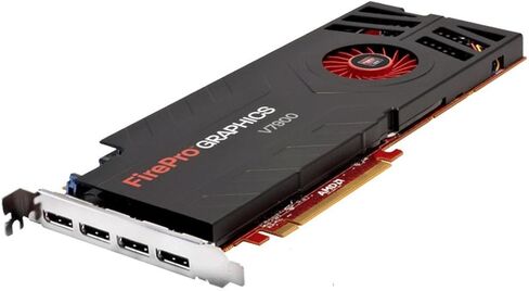 ATI بطاقة رسومات صندوق البيع بالتجزئة V7900 من فاير برو (2 جيجابايت، GDDR5، منفذ الملحقات الإضافية السريع 2.1) in Kuwait