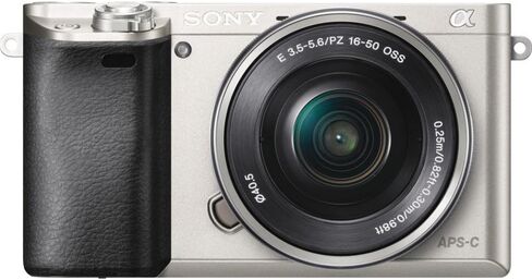 Sony Alpha a6000 Camera with 55-210mm and 16-50mm Power Zoom Lenses - Includes Camera with 16-50mm Power Zoom Lens and 55-210mm Zoom Lens (Silver) (Renewed) in Saudi Arabia