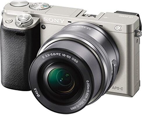 Sony Alpha a6000 Camera with 55-210mm and 16-50mm Power Zoom Lenses - Includes Camera with 16-50mm Power Zoom Lens and 55-210mm Zoom Lens (Silver) (Renewed) in Saudi Arabia