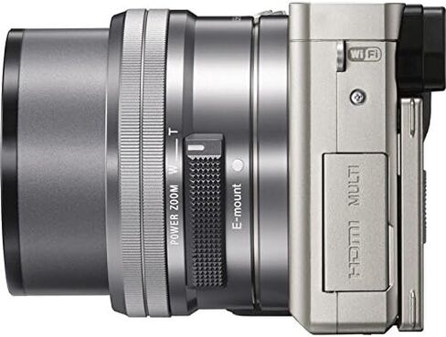 Sony Alpha a6000 Camera with 55-210mm and 16-50mm Power Zoom Lenses - Includes Camera with 16-50mm Power Zoom Lens and 55-210mm Zoom Lens (Silver) (Renewed) in Saudi Arabia