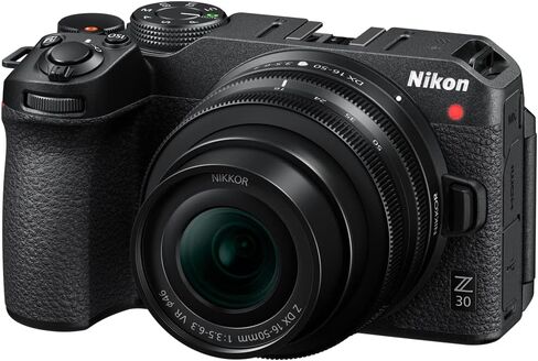 Nikon 1743 Z 30 Mirrorless Camera with NIKKOR Z DX 16-50mm f/3.5-6.3 VR and NIKKOR Z DX 50-250mm f/4.5-6.3 VR Lens Bundle with 3 YR CPS Enhanced Protection Pack in Saudi Arabia