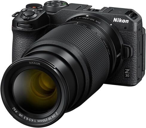 Nikon 1743 Z 30 Mirrorless Camera with NIKKOR Z DX 16-50mm f/3.5-6.3 VR and NIKKOR Z DX 50-250mm f/4.5-6.3 VR Lens Bundle with 3 YR CPS Enhanced Protection Pack in Saudi Arabia