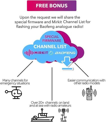 MIRKIT الأصلي Baofeng USB كابل البرمجة لBaofeng UV-9R BF-9700 A-58 UV-XR UV-5S GT-3WP بالإضافة إلى جهاز إرسال واستقبال راديو هام محمول Uportable Ham يده CB راديو الولايات المتحدة الأمريكية الضمان in Kuwait