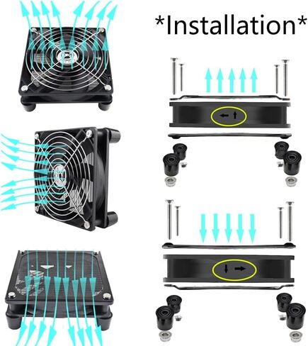 مروحة هيكل 120 مم، طاقة USB 5 فولت مع وحدة تحكم في السرعة، مروحة تبريد، ضوضاء منخفضة، فلتر غبار، محرك هادئ، 1700 دورة في الدقيقة in Kuwait