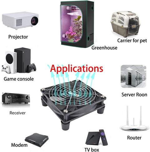 مروحة هيكل 120 مم، طاقة USB 5 فولت مع وحدة تحكم في السرعة، مروحة تبريد، ضوضاء منخفضة، فلتر غبار، محرك هادئ، 1700 دورة في الدقيقة in Kuwait