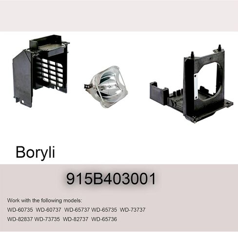 BORYLI 915b403001 Replacement Lamp with Housing TV Bulb (180w WD-60735 WD-60737 WD-73C9 WD-65737 WD-65735 WD-73837 in Saudi Arabia