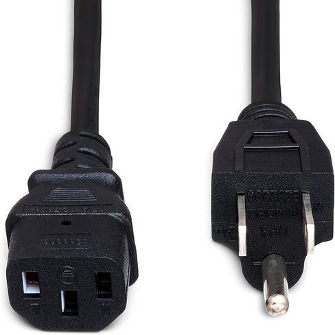 Hosa PWC-143 IEC C13 to NEMA 5-15P Power Cord, 3 Feet in Saudi Arabia