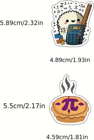 ملصقات مقاومة للماء غير لامعة من Math Formula Science Geek Graffiti - مكافآت رائعة للطلاب - تزيين أجهزة الكمبيوتر المحمول وأمتعة الجيتار وزجاجة المياه وزجاجة المياه ودفتر الدراجة - 50 نمطًا فريدًا in Kuwait