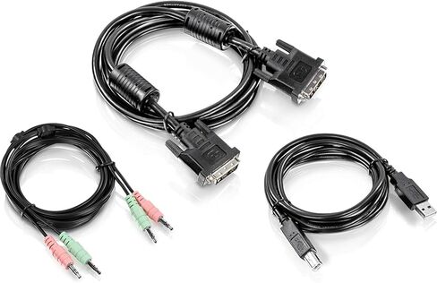 TRENDnet 10 ft. DVI-I, USB, and Audio KVM Cable Kit, TK-CD10 in Kuwait