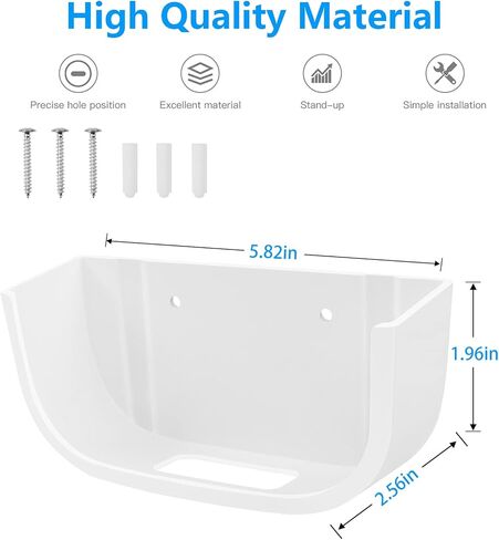 eero 7 Wall Mount, Strongly Adhesive Bracket for eero 7 Dual-Band mesh Wi-Fi 7 Router, Two-Way Easy Installation (1 Pack) Erro 7 Router Not Included in Kuwait