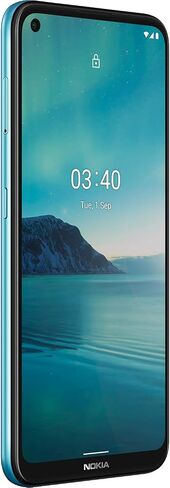Nokia 3.4 | Android 10 | Unlocked Smartphone | 2-Day Battery | US Version | 3/64GB | 6.39-Inch Screen | Triple Camera | Fjord Blue in Saudi Arabia