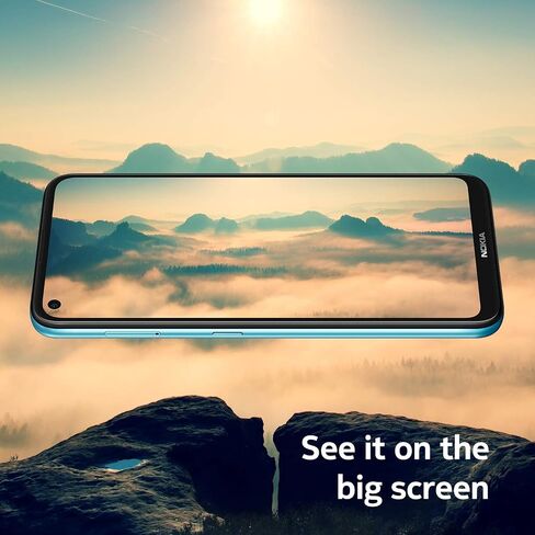 Nokia 3.4 | Android 10 | Unlocked Smartphone | 2-Day Battery | US Version | 3/64GB | 6.39-Inch Screen | Triple Camera | Fjord Blue in Saudi Arabia