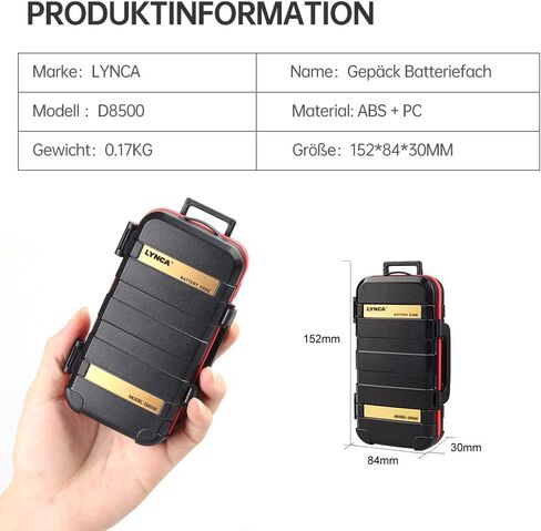 Camera Battery Memory Card Case,Professional Water-Resistant & Anti-Shock Camera Battery Card Protector Case Hold 2 Camera Batteries 4 SD SDXC SDHC Cards 2 CF Cards 8 Micro SD SDXC SDHC TF Cards in Kuwait