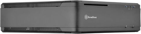 Silverstone Technology Fortress Z Aluminum Unibody Mini-ITX/DTX Small Form Factor SFX Computer Case with PCI-E Riser and Custom Low Profile Fans FTZ01B Black in Kuwait