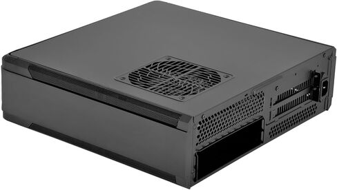 Silverstone Technology Fortress Z Aluminum Unibody Mini-ITX/DTX Small Form Factor SFX Computer Case with PCI-E Riser and Custom Low Profile Fans FTZ01B Black in Kuwait