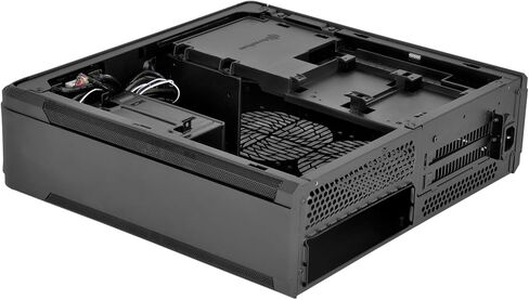 Silverstone Technology Fortress Z Aluminum Unibody Mini-ITX/DTX Small Form Factor SFX Computer Case with PCI-E Riser and Custom Low Profile Fans FTZ01B Black in Kuwait