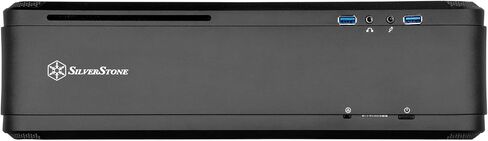 Silverstone Technology Fortress Z Aluminum Unibody Mini-ITX/DTX Small Form Factor SFX Computer Case with PCI-E Riser and Custom Low Profile Fans FTZ01B Black in Kuwait