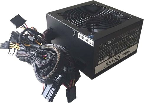 SHARK TECHNOLOGY® 1000 وات أسود ATX12V EPS12 صامت 120 مم مروحة ألعاب كمبيوتر 2X PCI-E مزود طاقة ATX PSU in Saudi Arabia