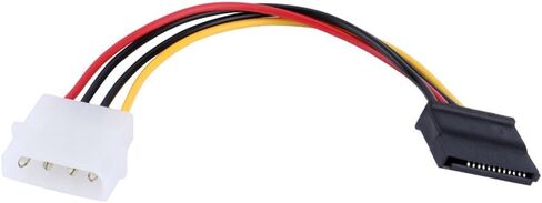 ANRANK Molex 4 دبوس إلى SATA 15 Pin Power Adapter Cable in Kuwait