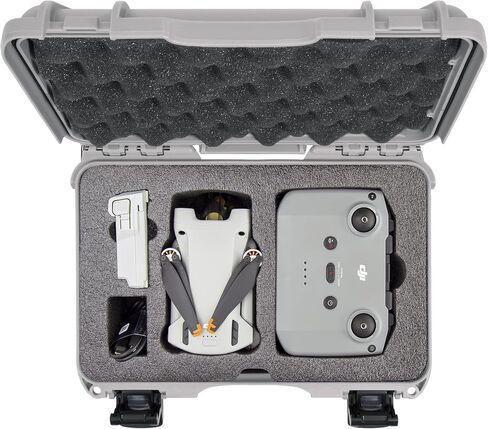 Nanuk 915 Waterproof Hard Case with Custom Insert for DJI Mini 3 or Mini 3 PRO, Fly More Package and RC-N1 or RC Remote - Black in Kuwait