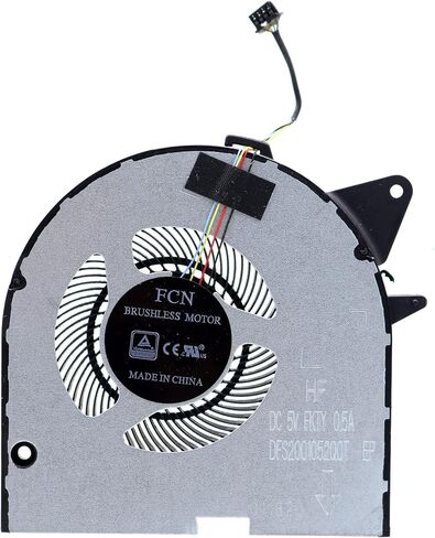 مروحة تبريد وحدة المعالجة المركزية Deal4GO DFS200105200T FKTY مع مروحة GPU DFS501105PR0T FKU0 لجهاز Lenovo Legion Y7000P Y540P Y545P 2019 (GTX1050) in Kuwait