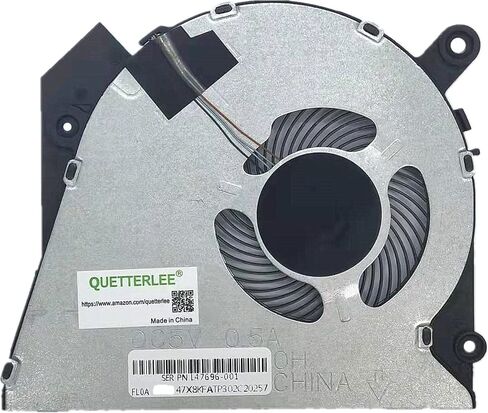 مروحة تبريد وحدة المعالجة المركزية للكمبيوتر المحمول الجديدة من QUETTERLEE لـ HP ProBook 450 G6 450G6 450 G7 455R G6 455R G7 455G6 455G7 ZHAN 66 PRO 15 G2 G3 HSN-Q16C HSN-Q17C-5 Series L47696-001 FL0A DC 5V 0.5A Fan in Saudi Arabia