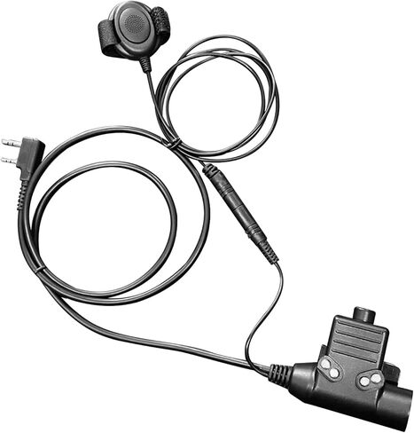 RATAOK التكتيكي U94 PTT محول لاسلكي تخاطب دفع للتحدث موصل مع Handfree إصبع PTT زر ل كينوود Baofeng UV-5R UV-3R BF-888S 2 دبوس جاك اتجاهين الراديو in Kuwait