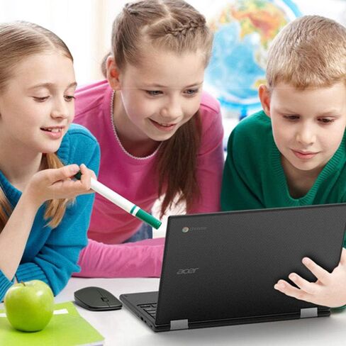 ماوس Acer RF اللاسلكي M501 (أسود)، يعمل مع Chromebook، مع توصيل وتشغيل USB لمستخدمي اليد اليمنى/اليسرى (لأجهزة Chromebook، وأجهزة الكمبيوتر التي تعمل بنظام Windows وMac) in Kuwait