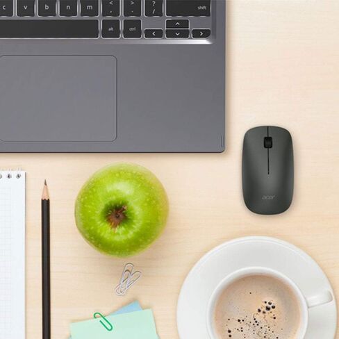 ماوس Acer RF اللاسلكي M501 (أسود)، يعمل مع Chromebook، مع توصيل وتشغيل USB لمستخدمي اليد اليمنى/اليسرى (لأجهزة Chromebook، وأجهزة الكمبيوتر التي تعمل بنظام Windows وMac) in Kuwait