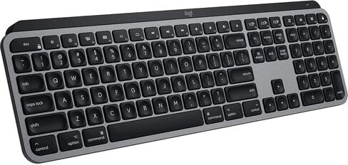 لوحة المفاتيح اللاسلكية المضيئة المتقدمة من لوجيتك MX Keys لجهاز Mac - بلوتوث/USB (متجددة) in Kuwait